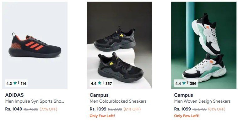 Myntra 77 On Branded Men S Footwear Starting From 1099link - branded shoes offers