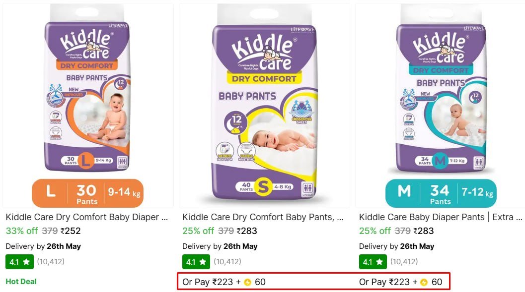 Baby Diapers From 252
