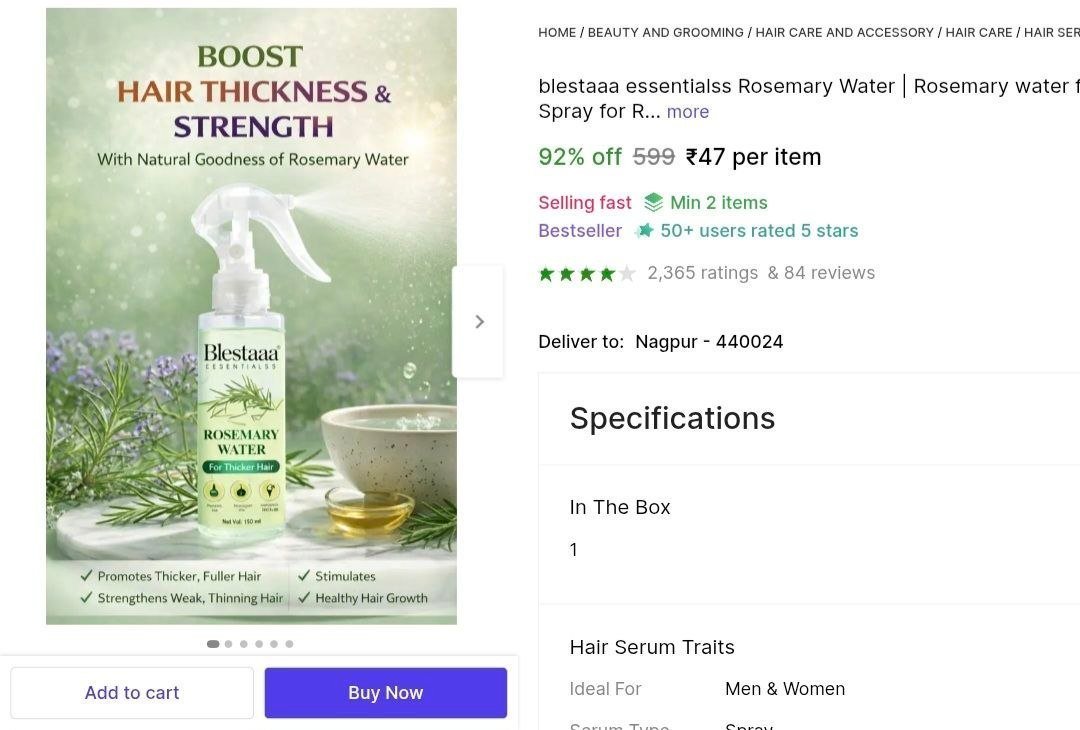 Rosemary Water For Hair 47