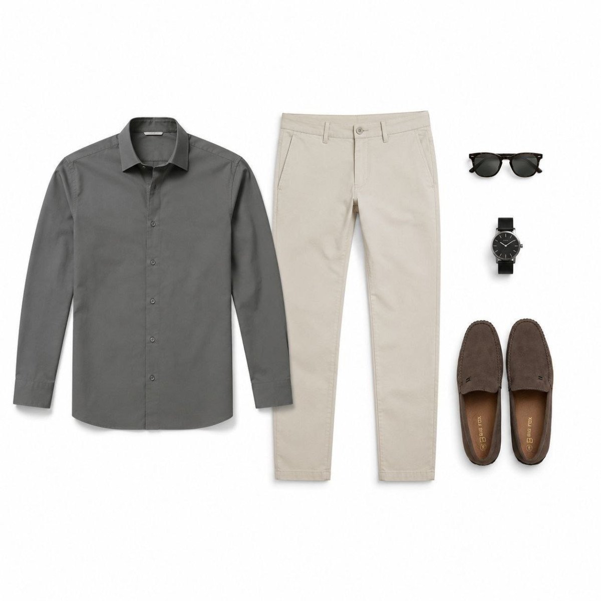 Shirt 289chinos 483loafers 591