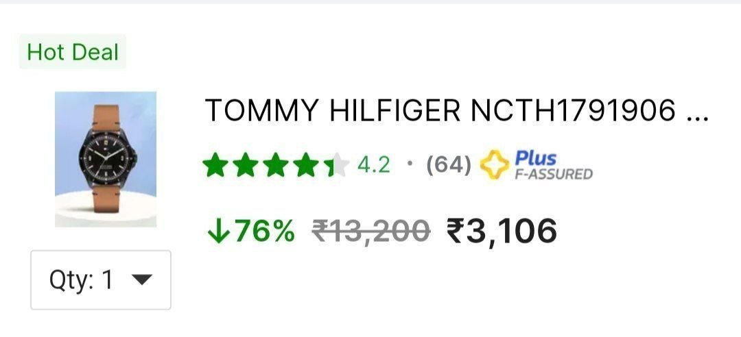 Tommy Hilfiger Watch 76 3106