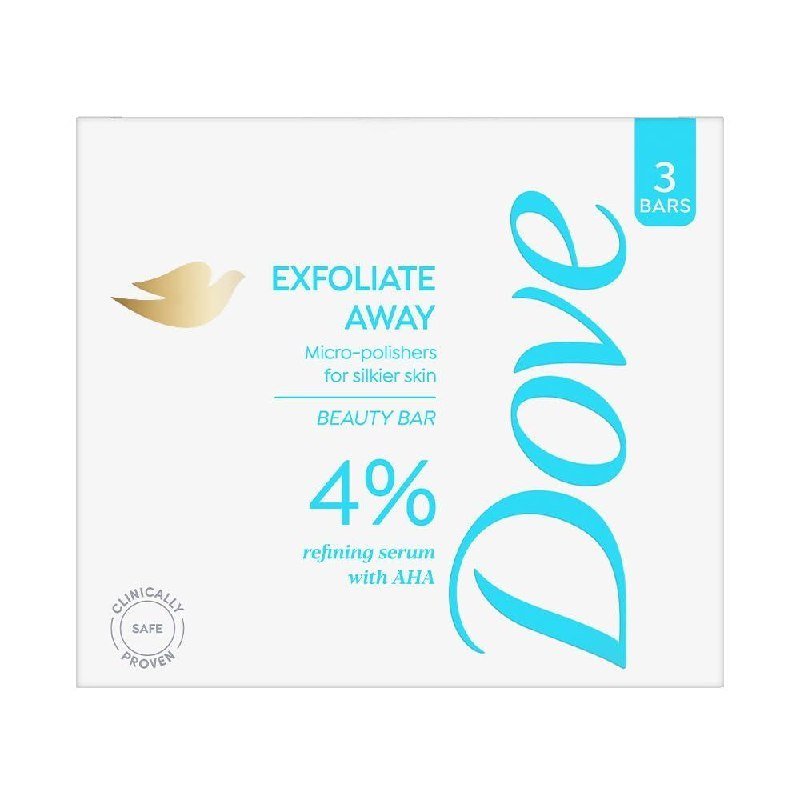 Dove Exfoliate Away Serum Beauty Bar 375g (125g X 3) 186