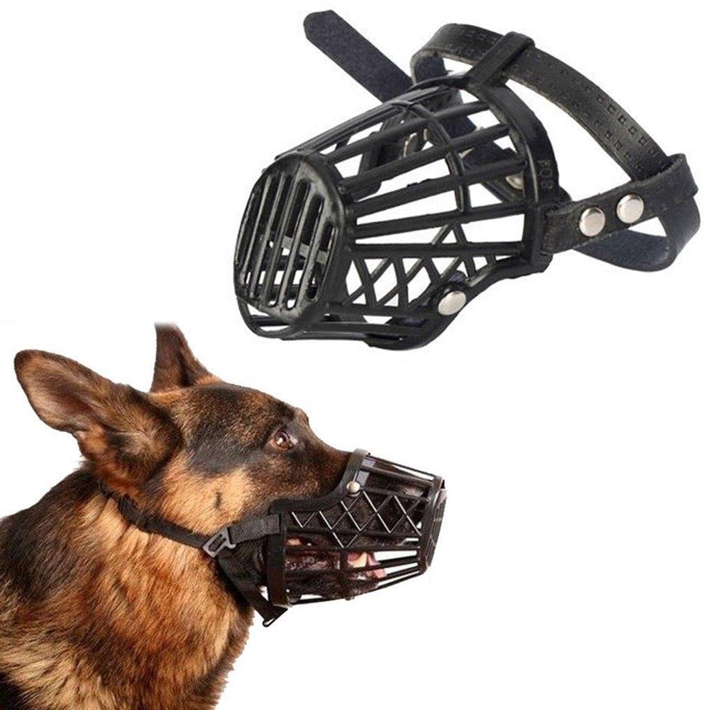 Sage Square Adjustable Strap Muzzle - Ensure Pet Safety Comfort Prevent Bit