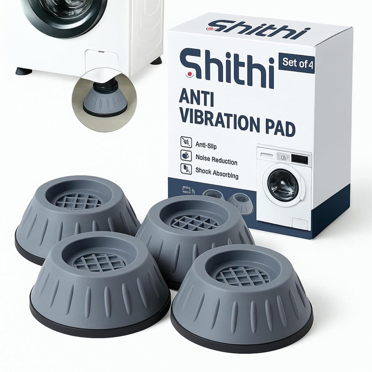 Anti Vibration Pads For Washing Machine (set Of 4) 209