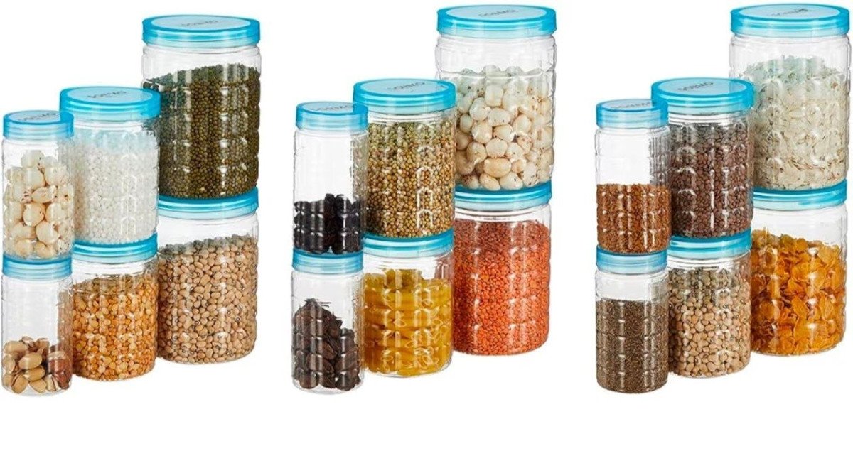 Containers Set Of 18 At Rs 357
