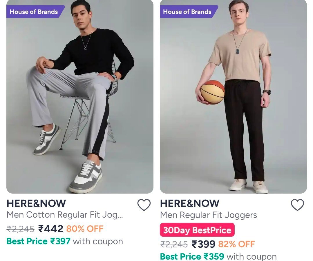 Myntra Loot Branded Fitness Men S Fits Here Now Trackpants Cult Apparels Hr - myntra deals today india