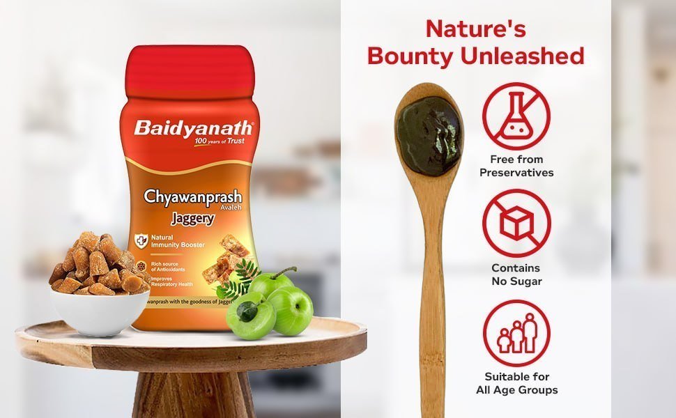Baidyanath Ayurved Jaggery Chyawanprash 750g 160