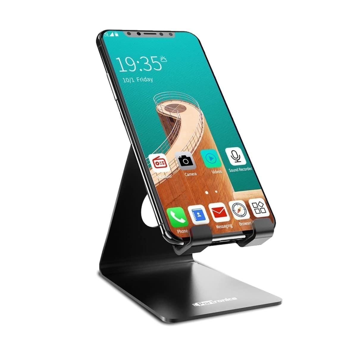 Coupon Portronics Modesk Universal Mobile Holder Stand With Metal Body