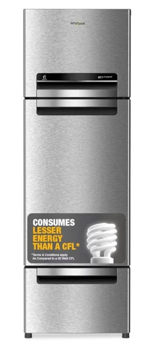 Whirlpool 215 L Frost Triple-door Refrigerator Zeolite Technology Microbloc