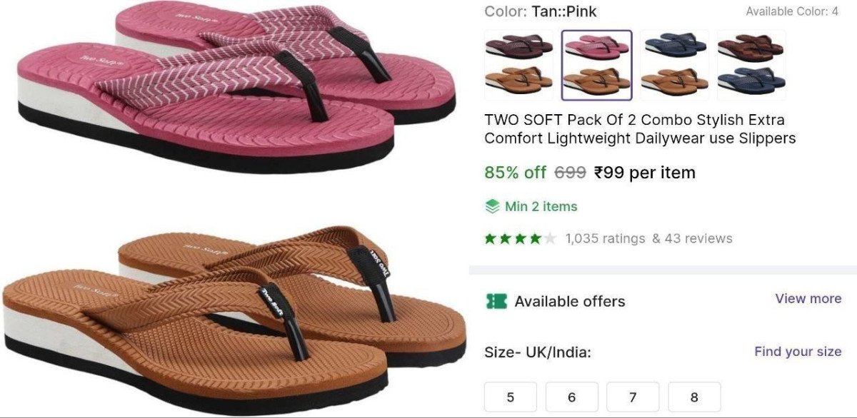 Soft Daily Wear Slippers At 99