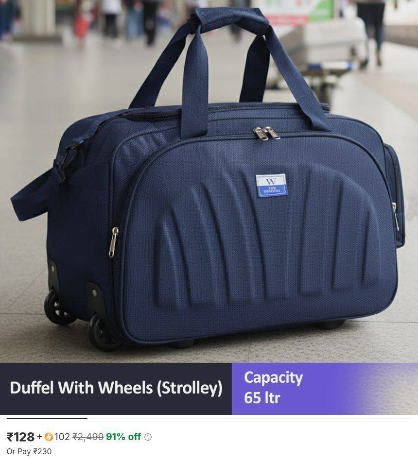 Travel Duffle Bags With Wheels 128 102 Sc