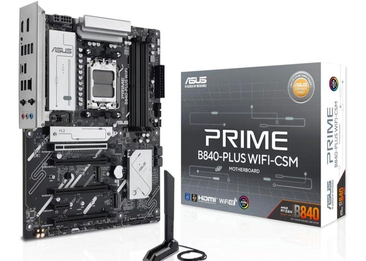 Asus Prime B840-plus Wifi Motherboard With Pcie 4 0 X16 Slot For 15 542