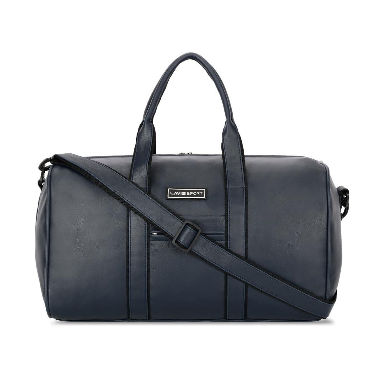 Lavie Sport Captain 32l Synthetic Leather Unisex Travel Duffle Bag (navy) 6