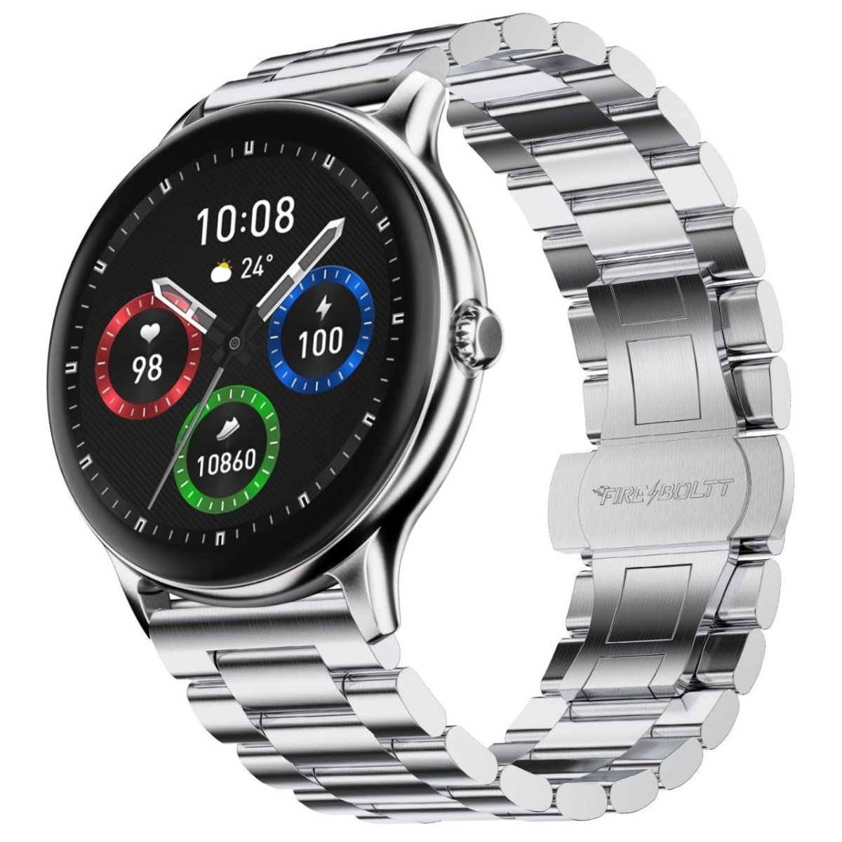 Fireboltt Phoenix Pro Round Smart Watch 1 39 Display With Bluetooth Calling
