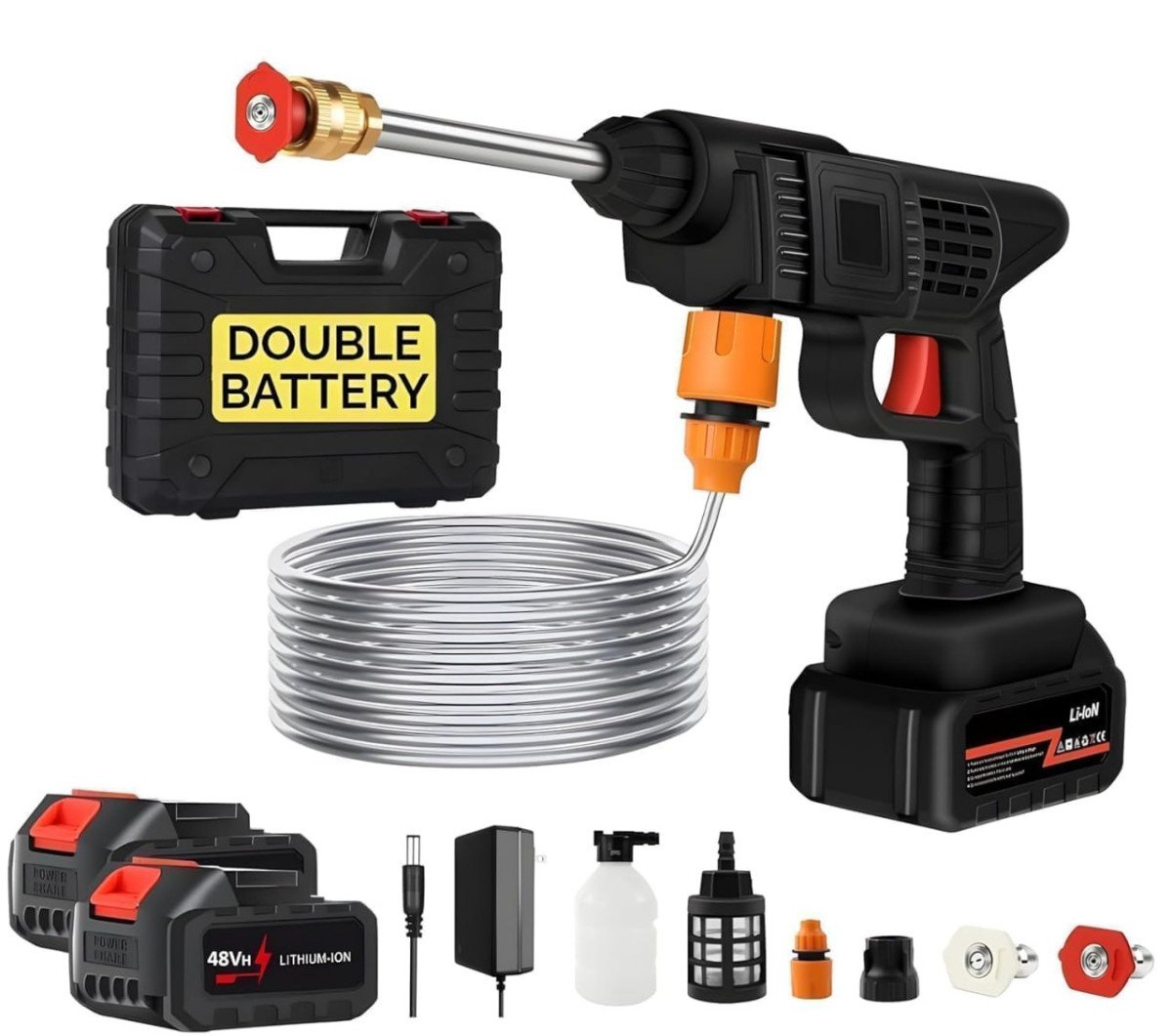 Lowest Easyacc Cordless Portable Wireless Pressure Washer Gun 1 499
