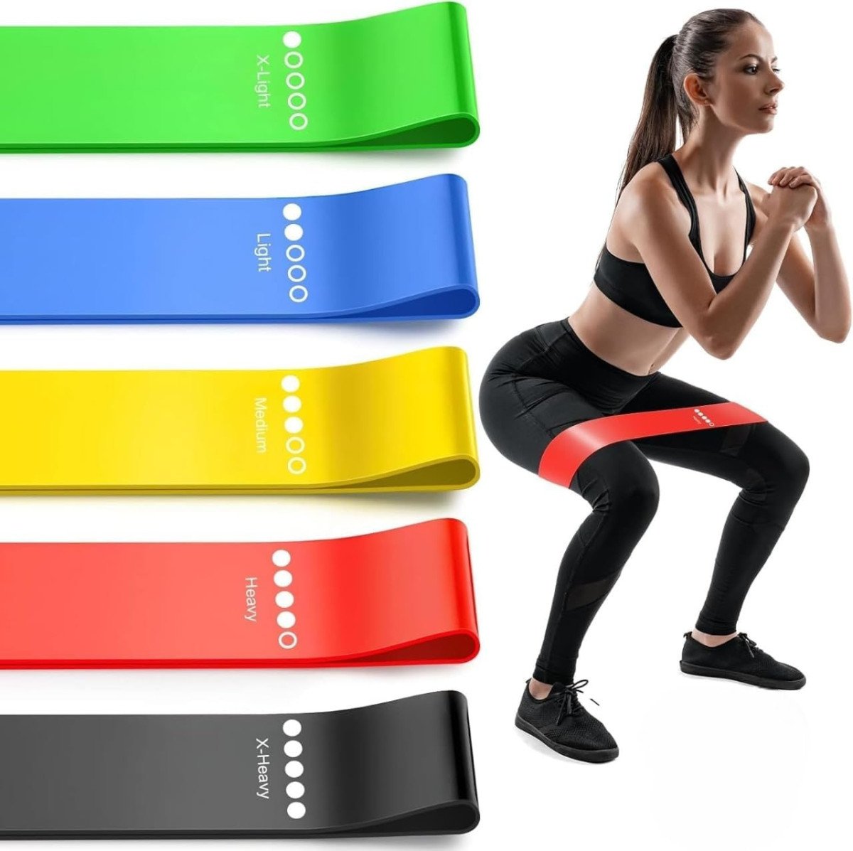 Premium Resistance Bands Set Of 5 102