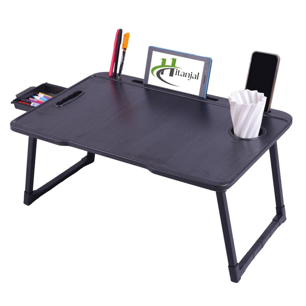 Study Table Bed Table Laptop Table Foldable And Portable Wooden Writing Des