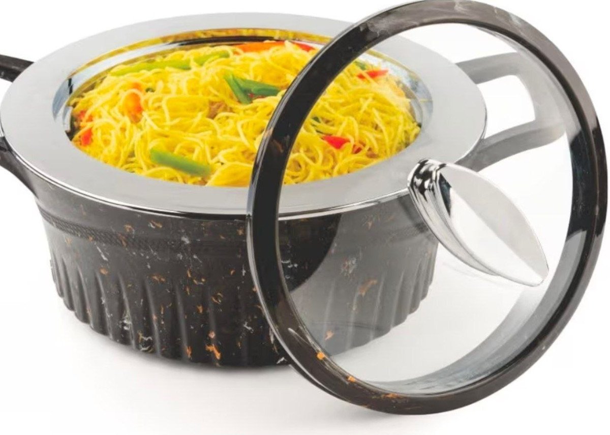Signoraware Master Lock Plastic Casserole With Glass Lid 1 Ltr 245 Regular 