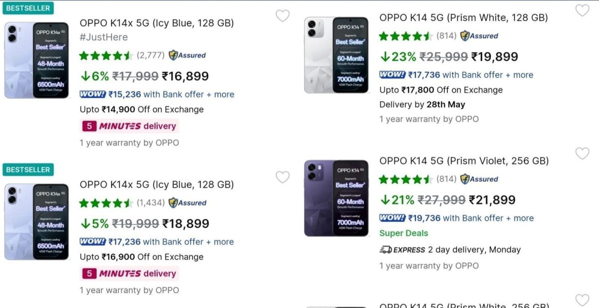 No Hike On Oppo K14x And K14don T Trust Fake News Follow Trusted Handles Or