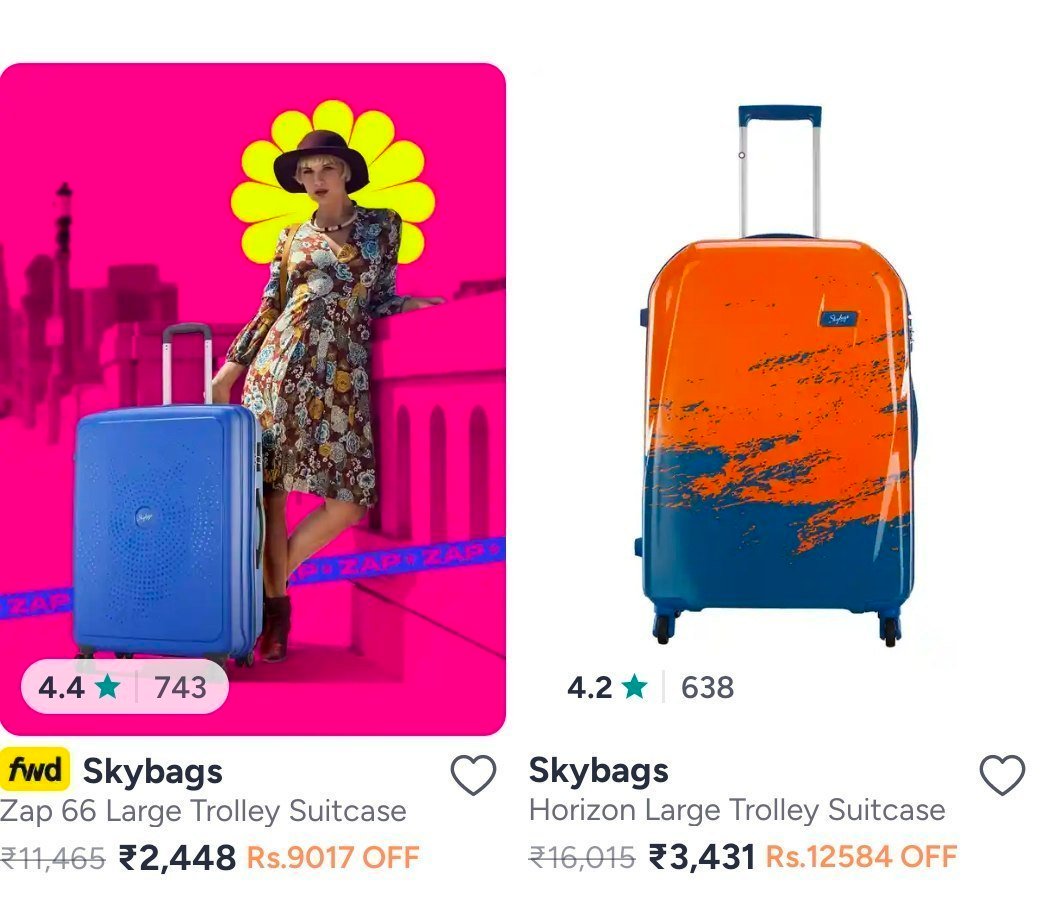 Myntra 81 On Skybags Backpacks Luggage - myntra coupon code today