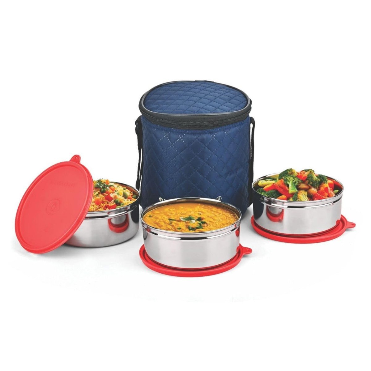 Signoraware Big Meal Stainless Steel Container Set 386