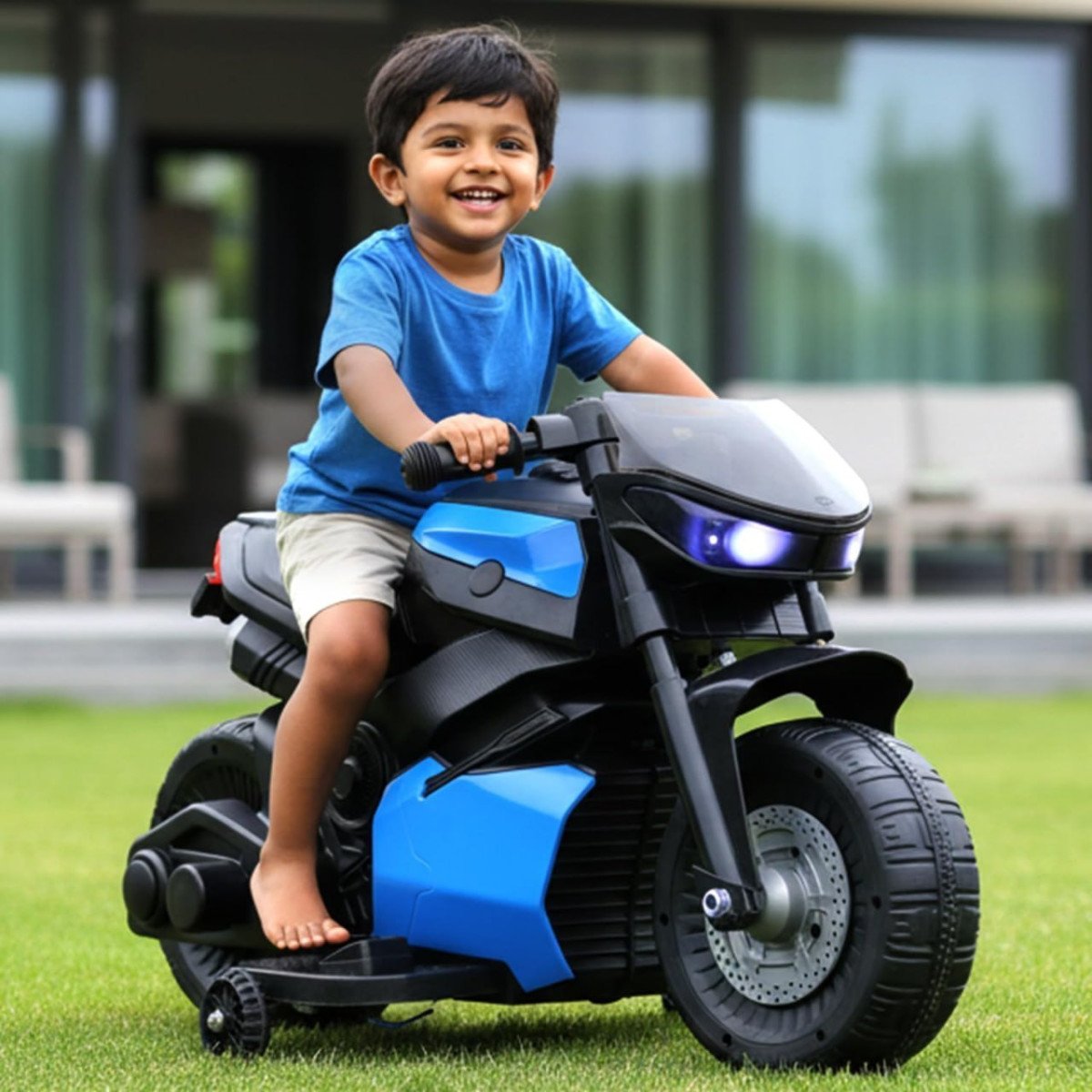 Looooot Toyzone Charlie Mini Electric Bike (blue) 1 593