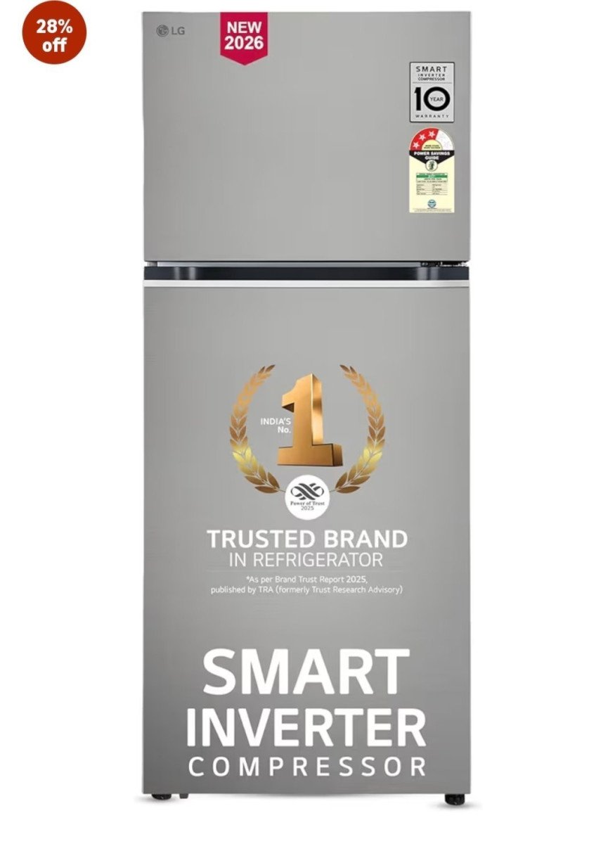 Lg 380 L 3 Star Convertible Smart Inverter Frost- Double Door At 41 990appl