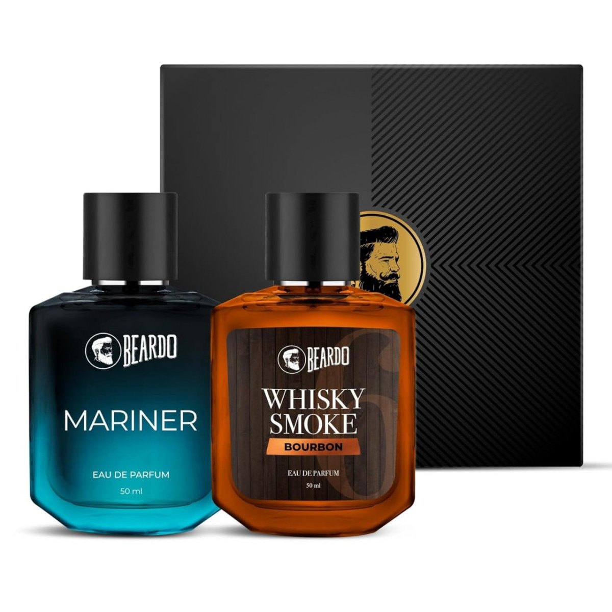 Beardo Whisky Smoke Bourbon Perfume 50ml Mariner Perfume 50ml Combo 416appl