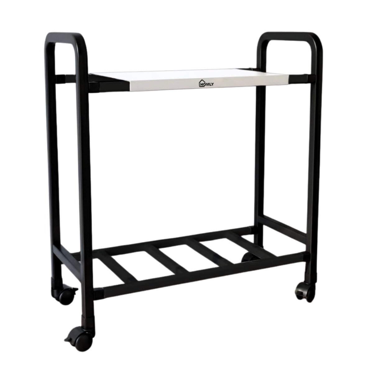 Homly Uni Base Inverter Battery Ups Trolley Stand With 360 Rotating Lockabl