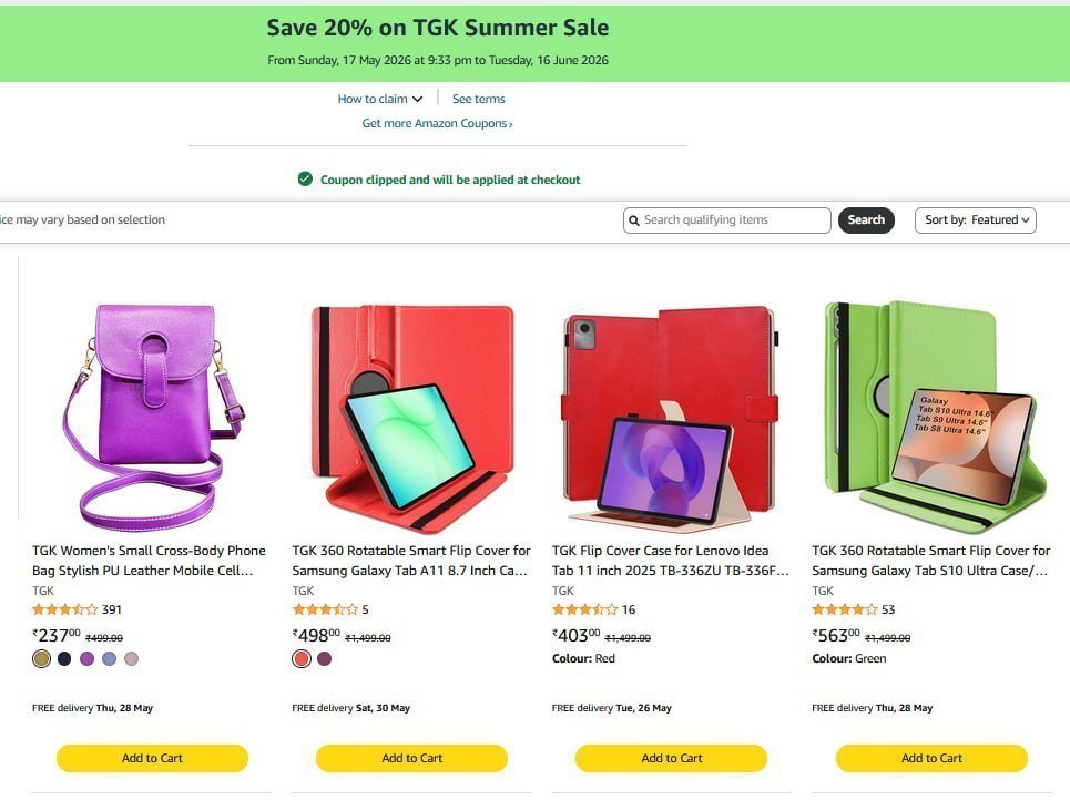 Loooottgk Products Extra 20 Coupon Amazon Rs 198 - Amazon