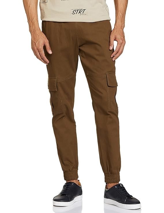 Amazon Brand - Symbol Men S Stretchable Slim Fit Cargo Jogger Pants Chinos 