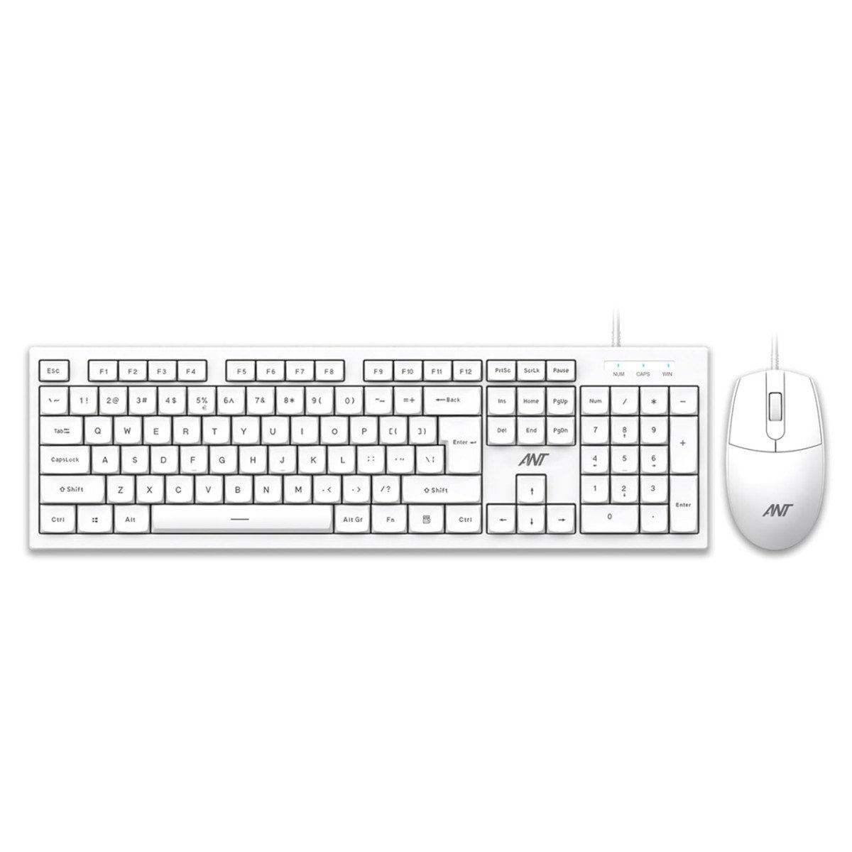 Ant Master10 Full Size Wired Combo Keyboard And Mouse Set 379