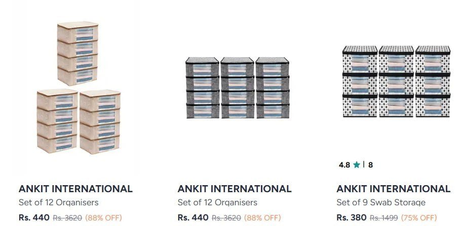 Myntra Saree Organisers At Min 70 Offembroide