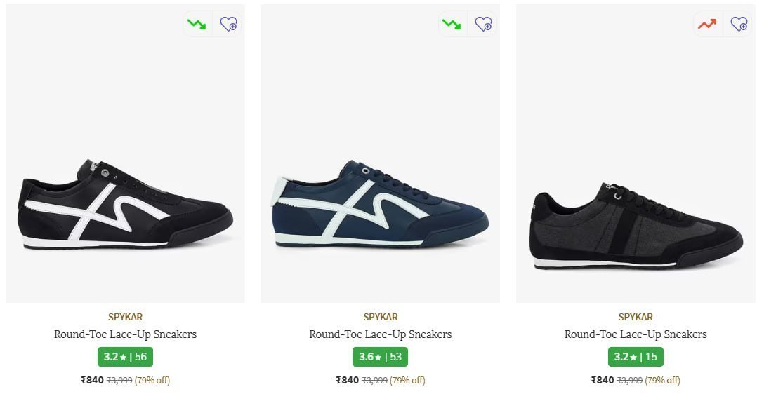 Ajio Loot 80 On Spykar Clothing Men Women 75 On Gas Clothing (premium Brand