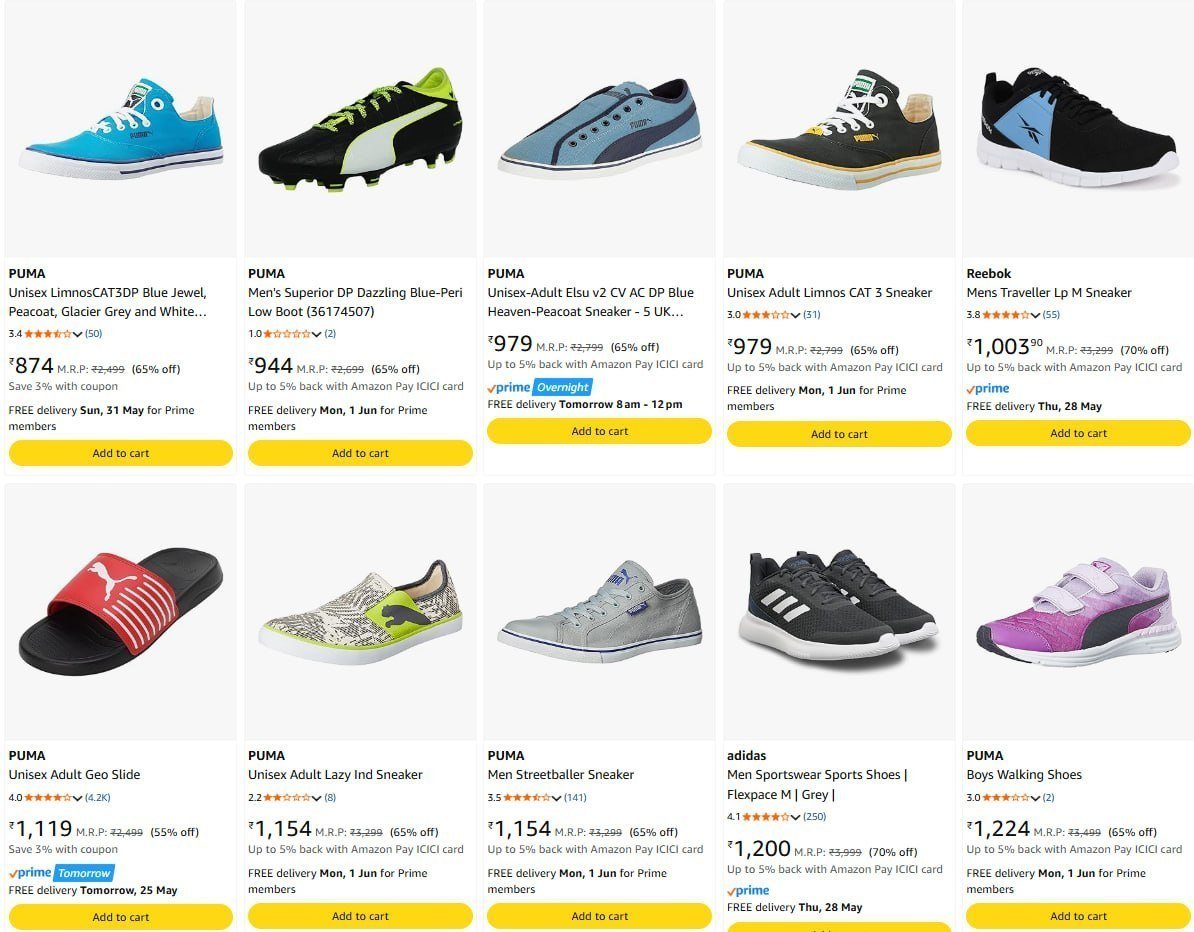 Adidas Reebok Puma Shoes Starts 874men S Spor