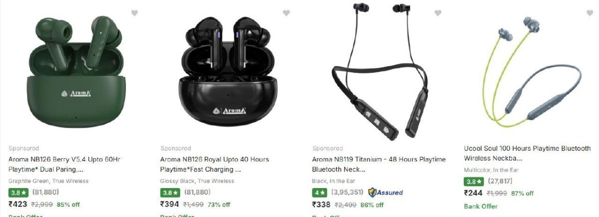 Flipkart Earphones And Speakers Starting From Rs 228