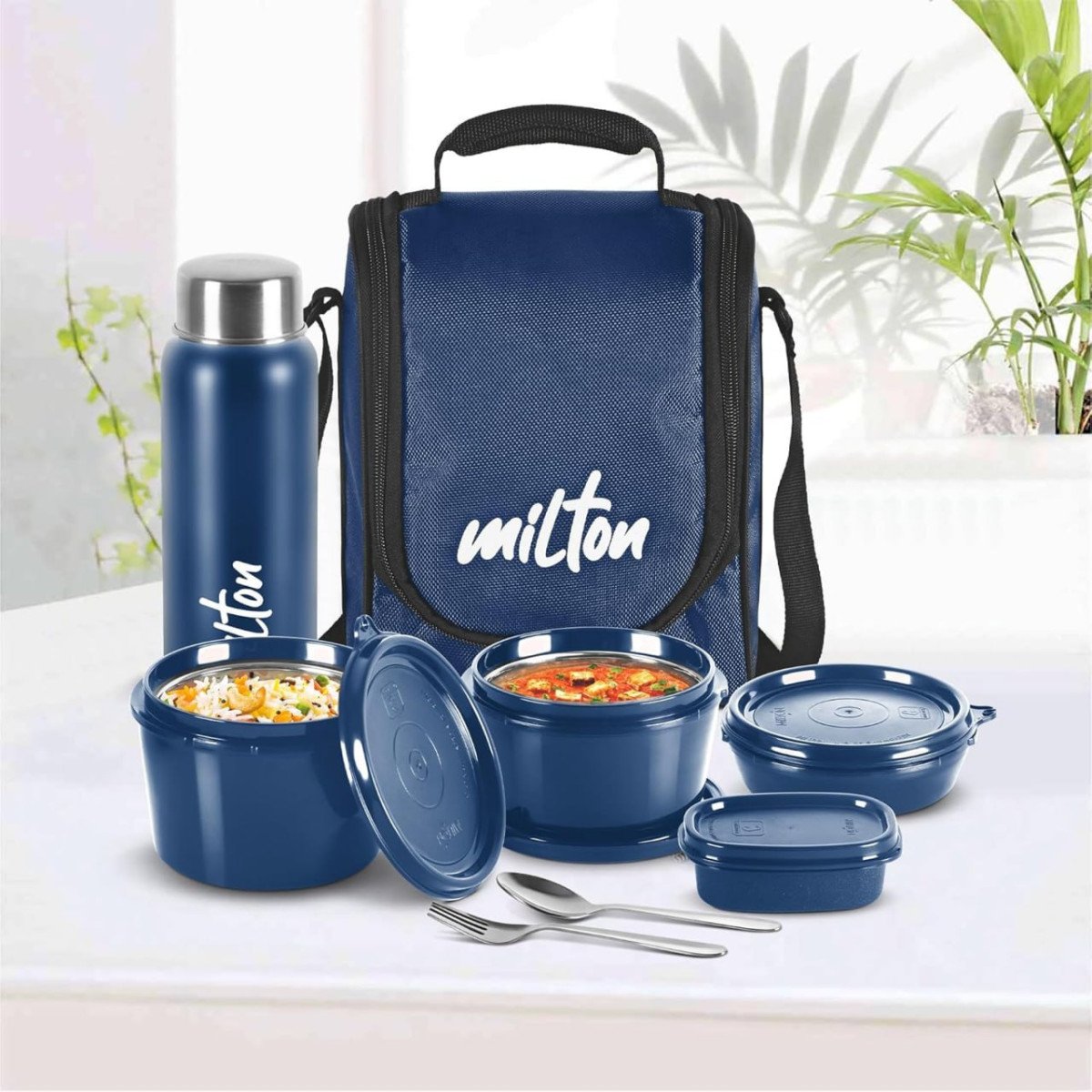 Milton Pro Lunch Box 3 Steel Containers With Bag 778 More - independence day clothing discounts india
