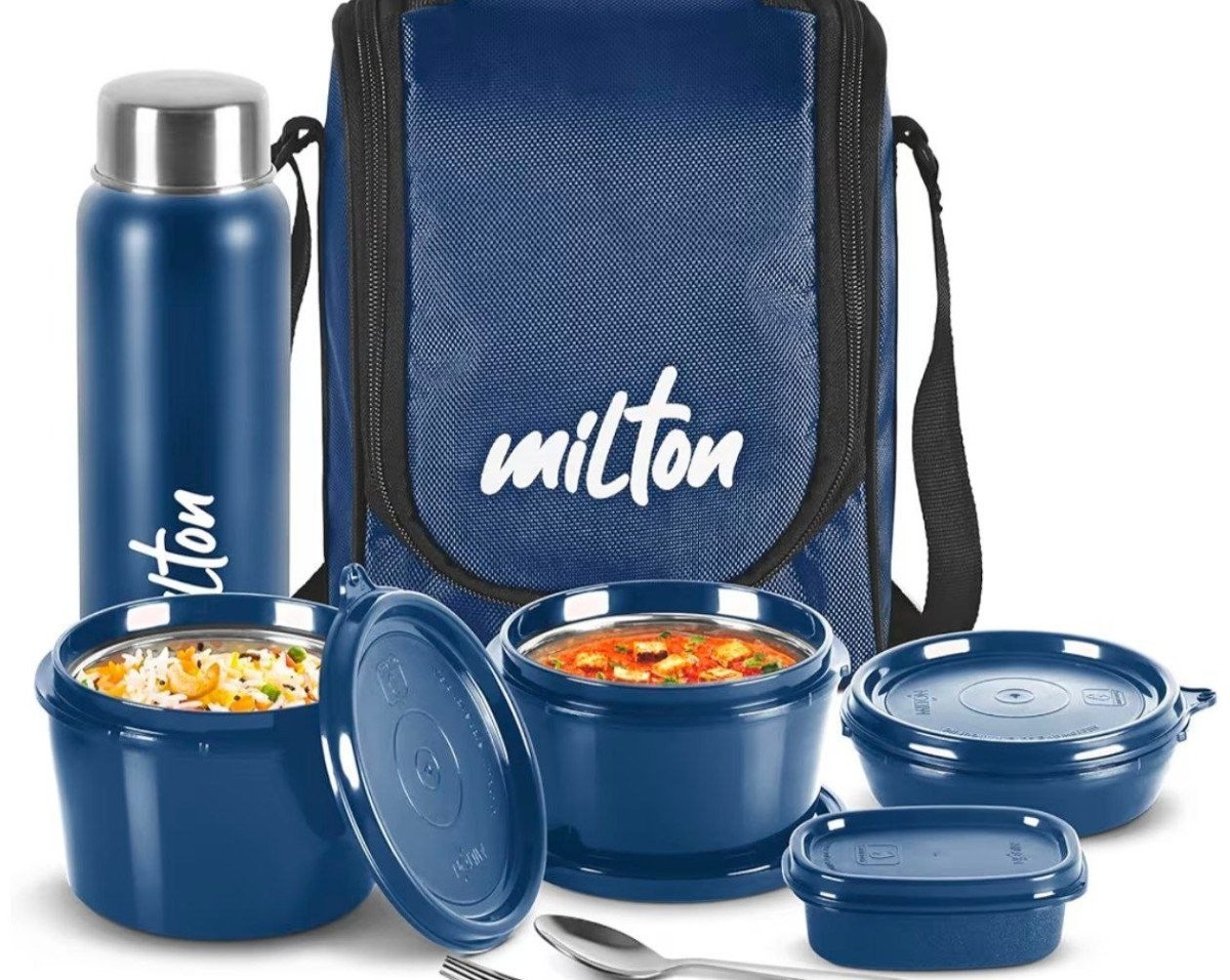 Milton Pro Lunch Box 3 Steel Containers With Bag At Rs 778 More - independence day clothing discounts india