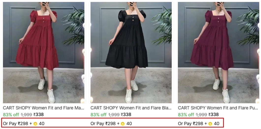 Women Fit And Flare Dresses 338