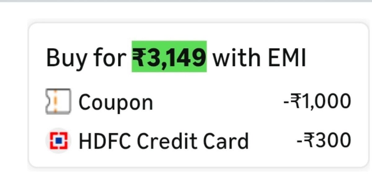 Samsung Galaxy Buds Core 3299 (effectively) Apply 1000 Coupon300 With Hdfc 