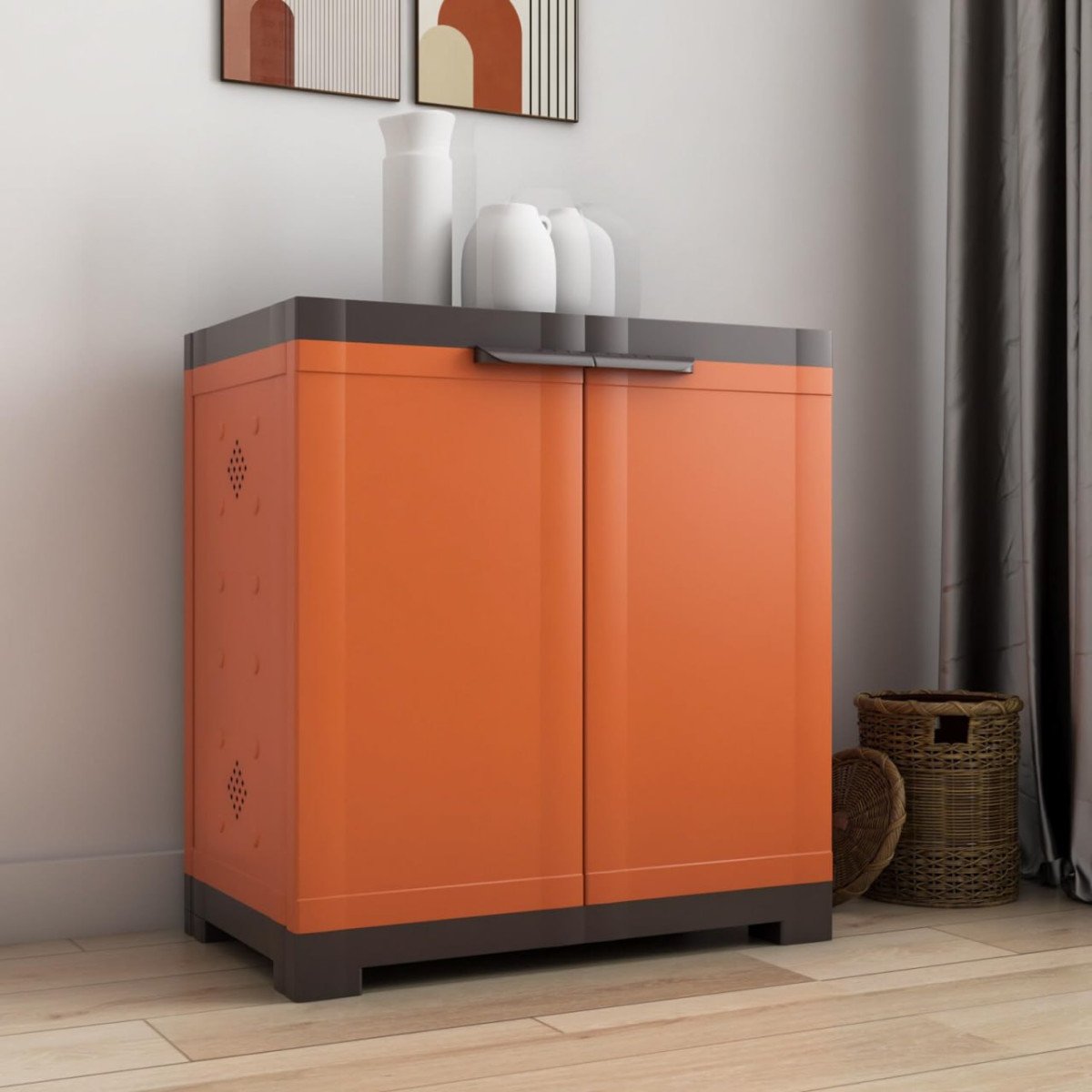 Nilkamal Freedom Mini (fmsc09) Shoe Rack Plastic Cabinet 3-year Warranty With Dustproof Door 756400 Coupon Applied