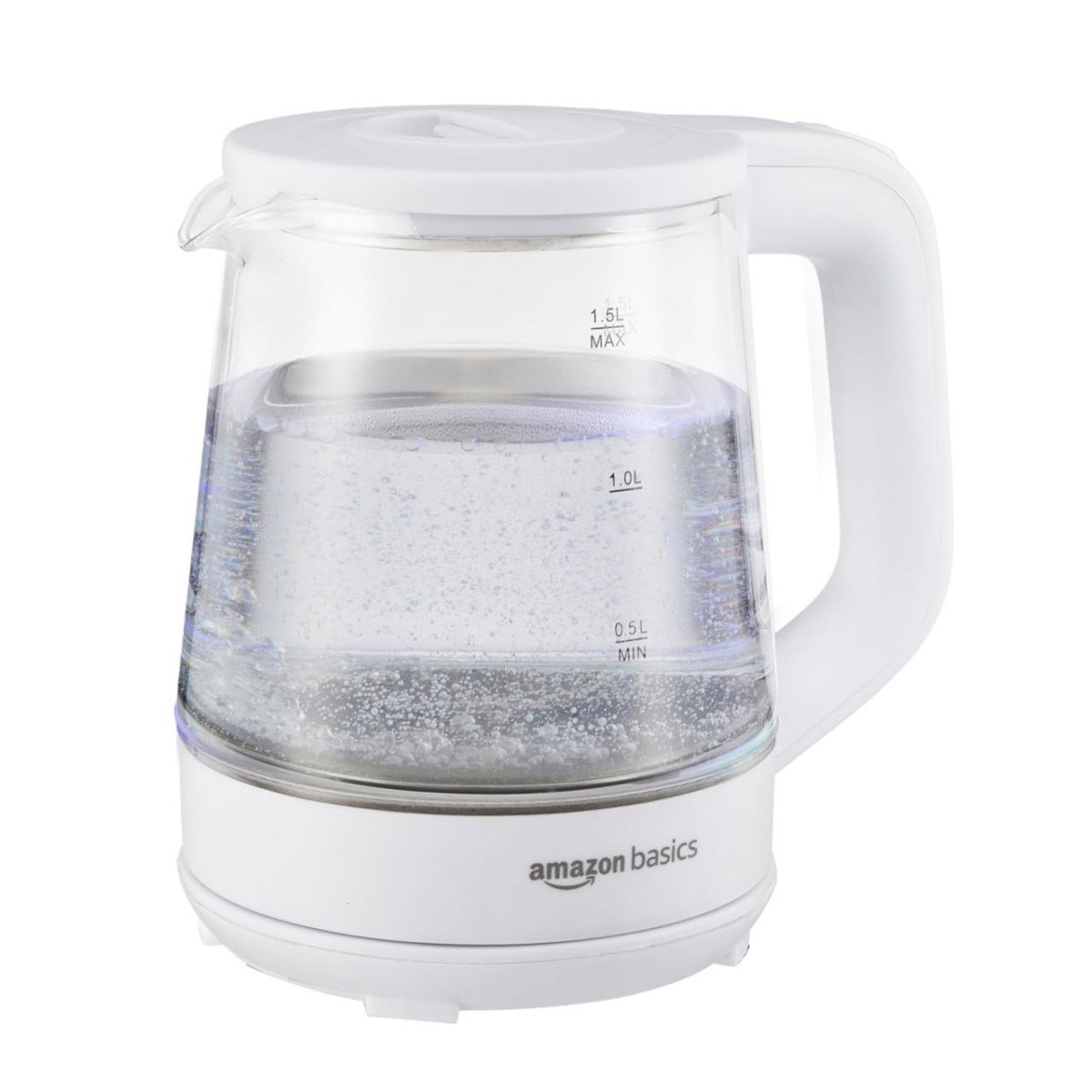 Amazon Basics 1 5 Litre Electric Glass Kettle 721