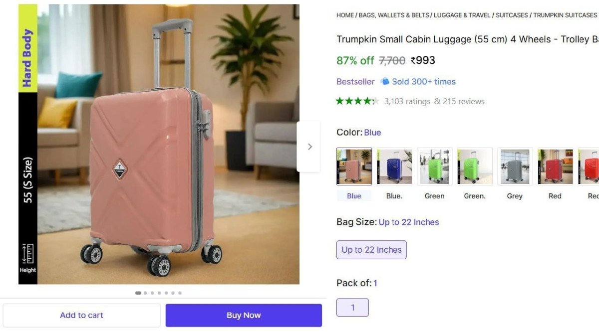 Trumpkin Suitcases From 993