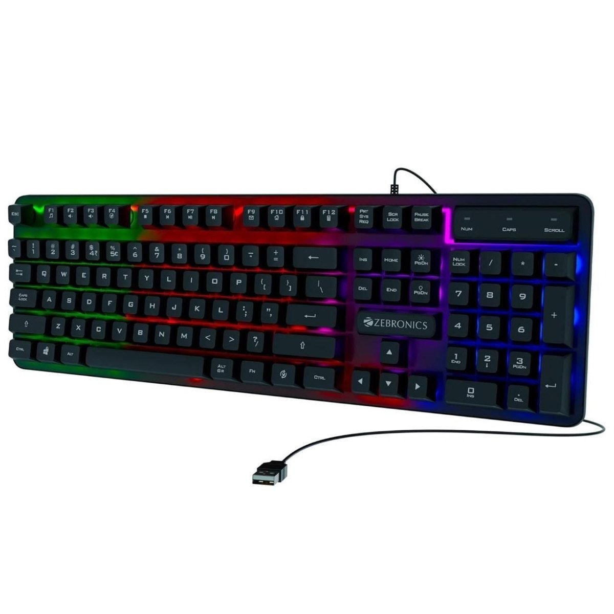 Zebronics Transformer K1 Premium Gaming Keybo