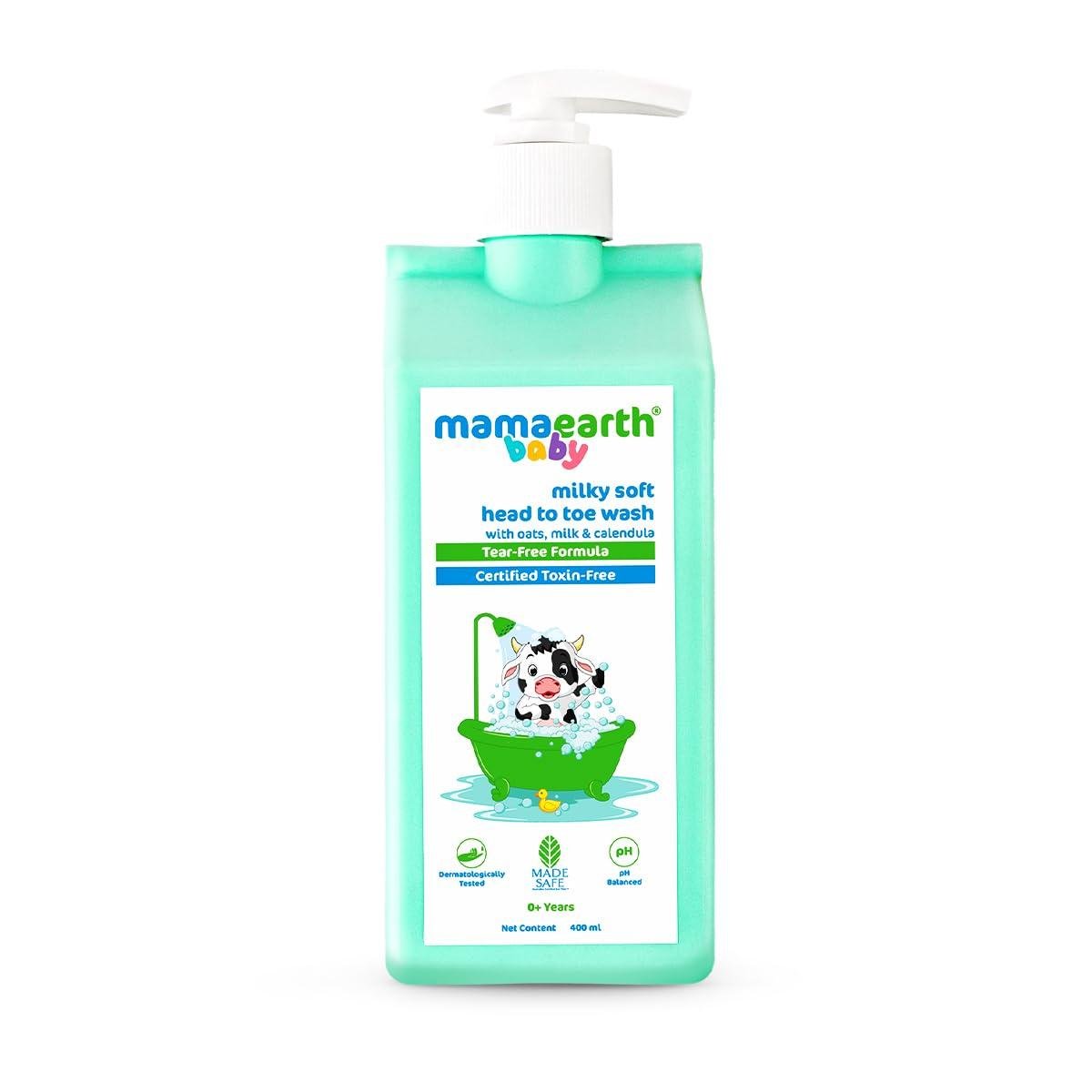Mamaearth Milky Soft Head To Toe Wash With Oats Mi