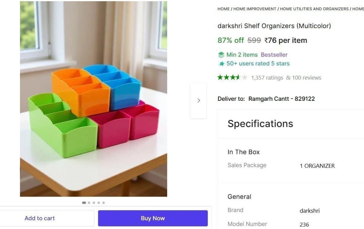 Shelf Organizers Multicolor 76