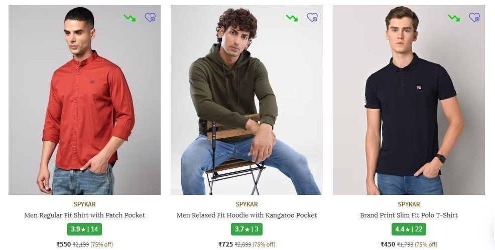 Ajio 79 - Spykar Men S Clothing