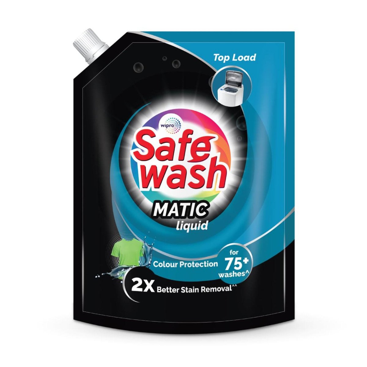 Safewash Top Load Matic Premium Liquid Detergent 2l Refill Pouch 199