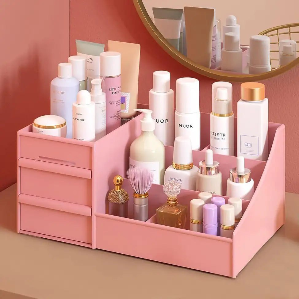 Compartments Plastic Makeup Organiser 198