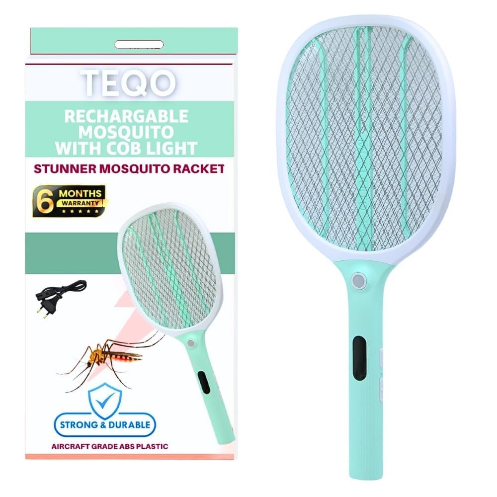 Teqo Mosquito Bat With Light Heavy Duty 299